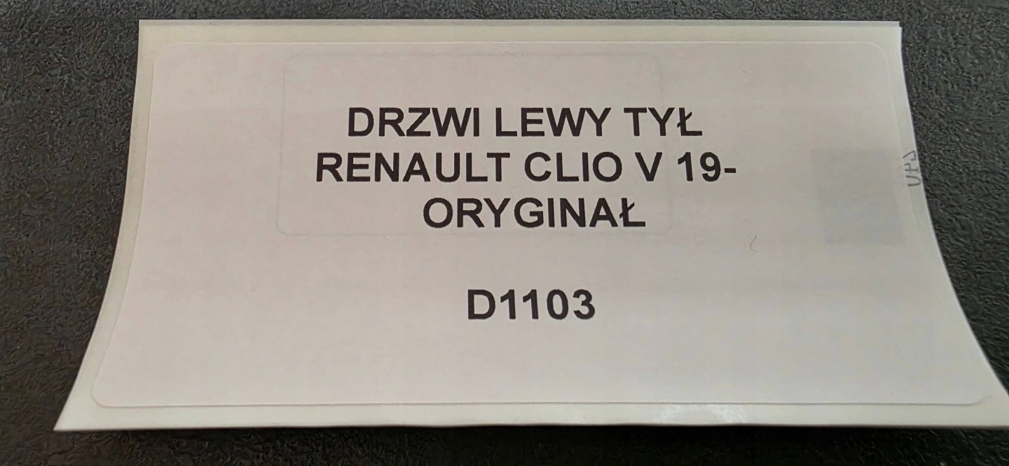 Tür hinten heck Renault Clio V