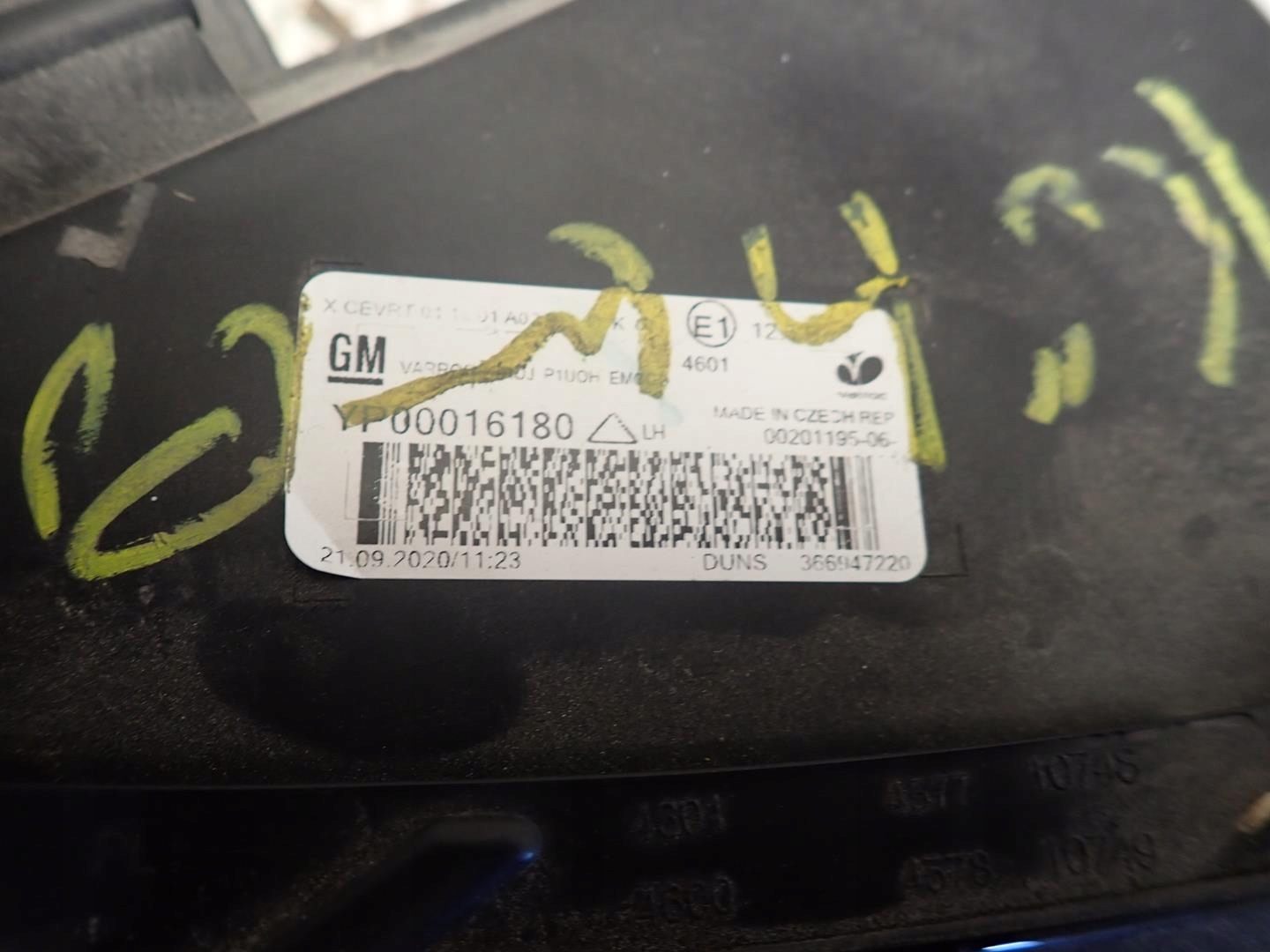 light front front left OPEL GRANDLAND X 2017- FULL LED YP00016180