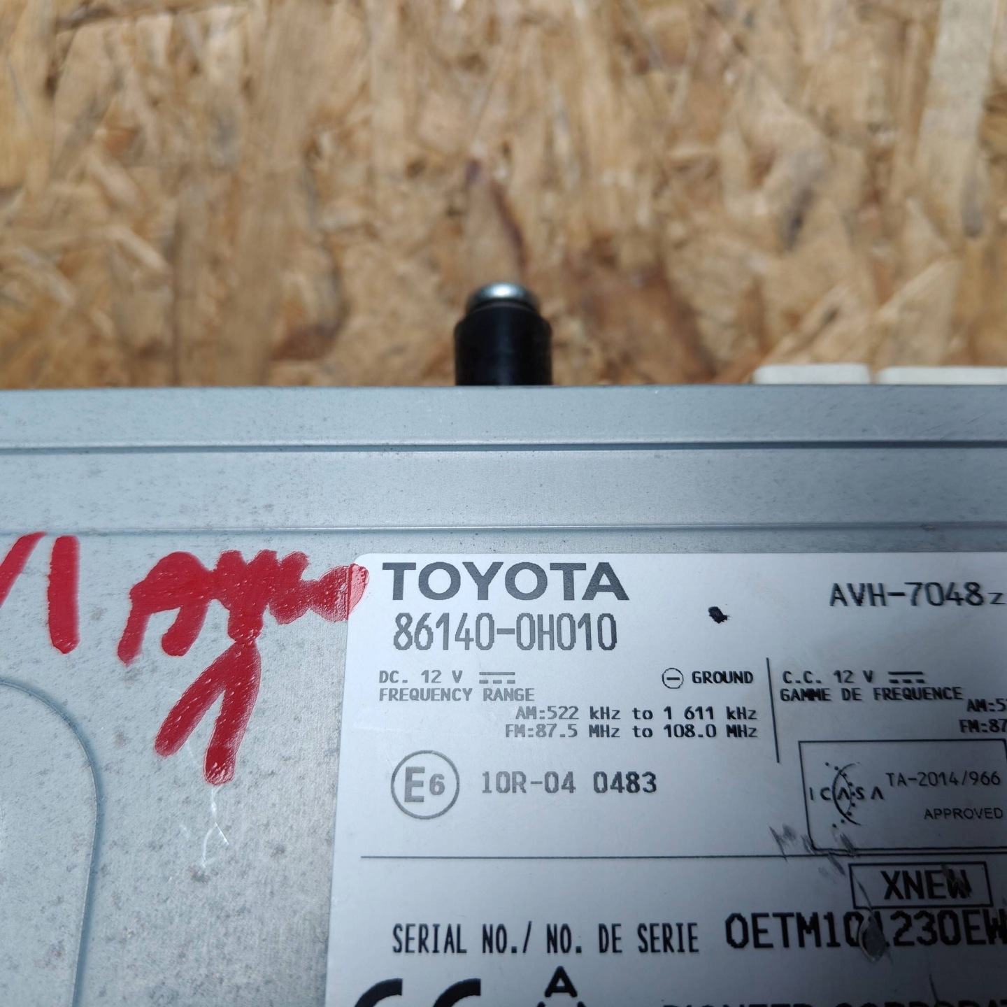 Stacja multimedialna Toyota Aygo AB40 861400H010