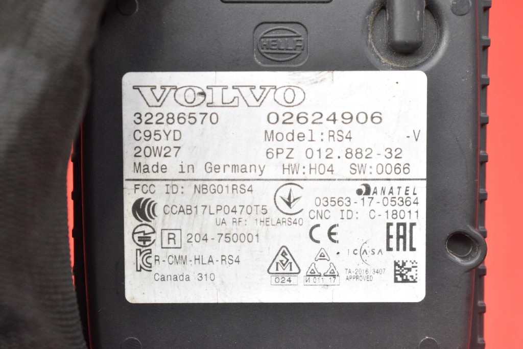 Sensor RADAR MARTWEGO POLA heck 32286570 VOLVO V60 2 II 18-21