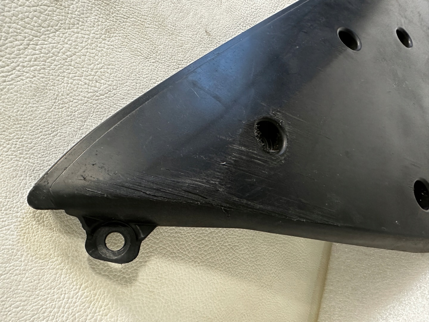 Porsche Cayman GT4 RS spoiler der Stoßstange links 982807749