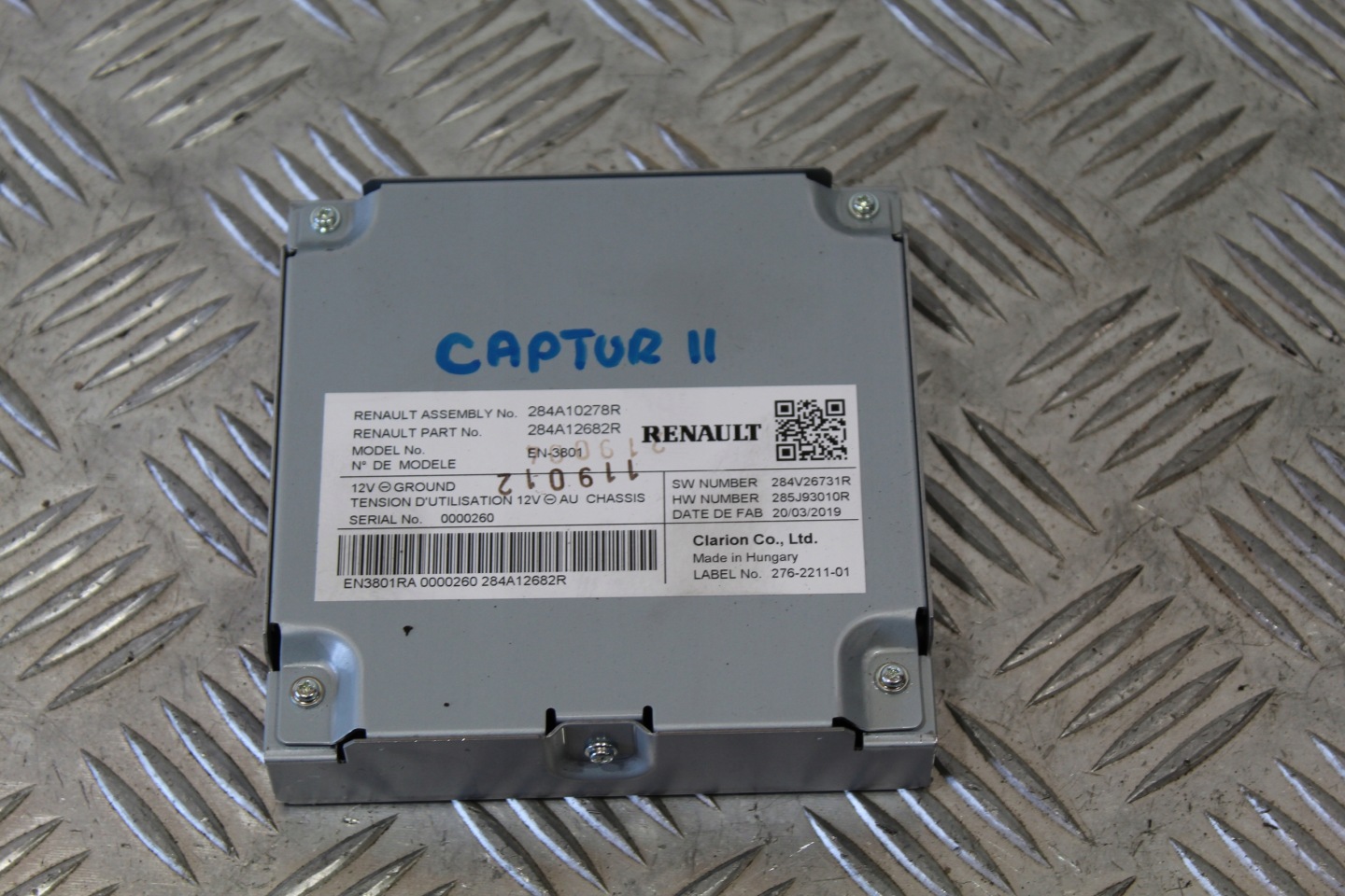 module control unit CAPTUR II 2 284A10278R