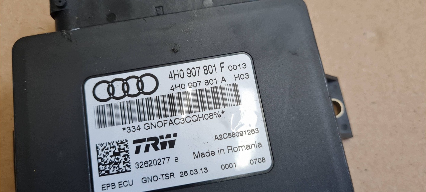 A7 4G S7 module control unit electric brake 4H0907801F A6 C7 4G