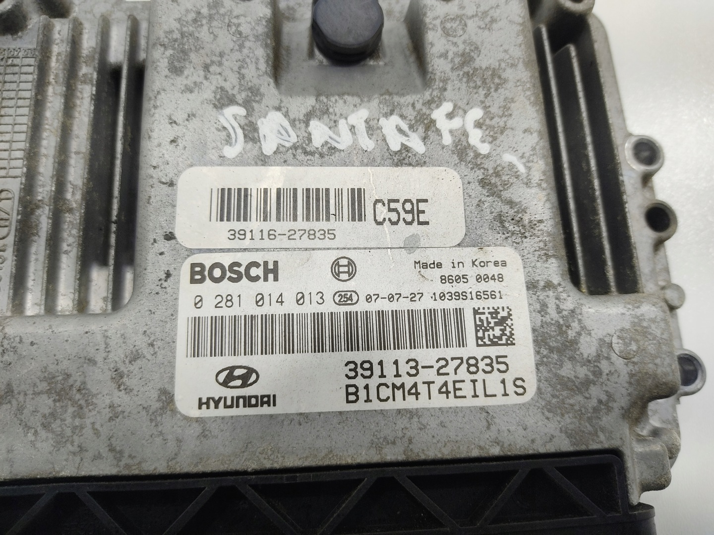 computer HYUNDAI SANTA FE II 2.2 CRDI 39113-27835 0281014013 2006-2009