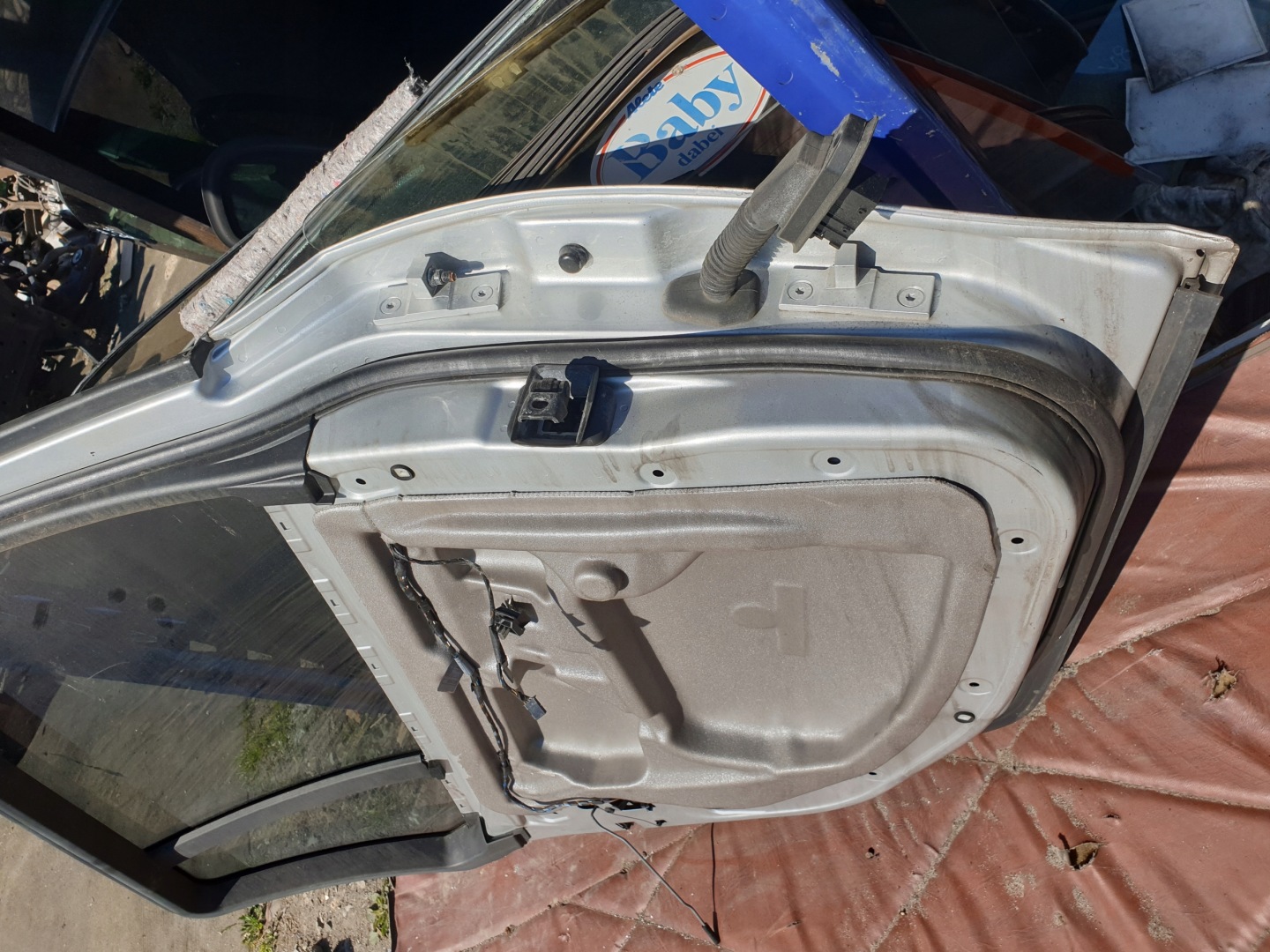 Tür links heck hinten BMW 5 E61 KOMBI silberne OE