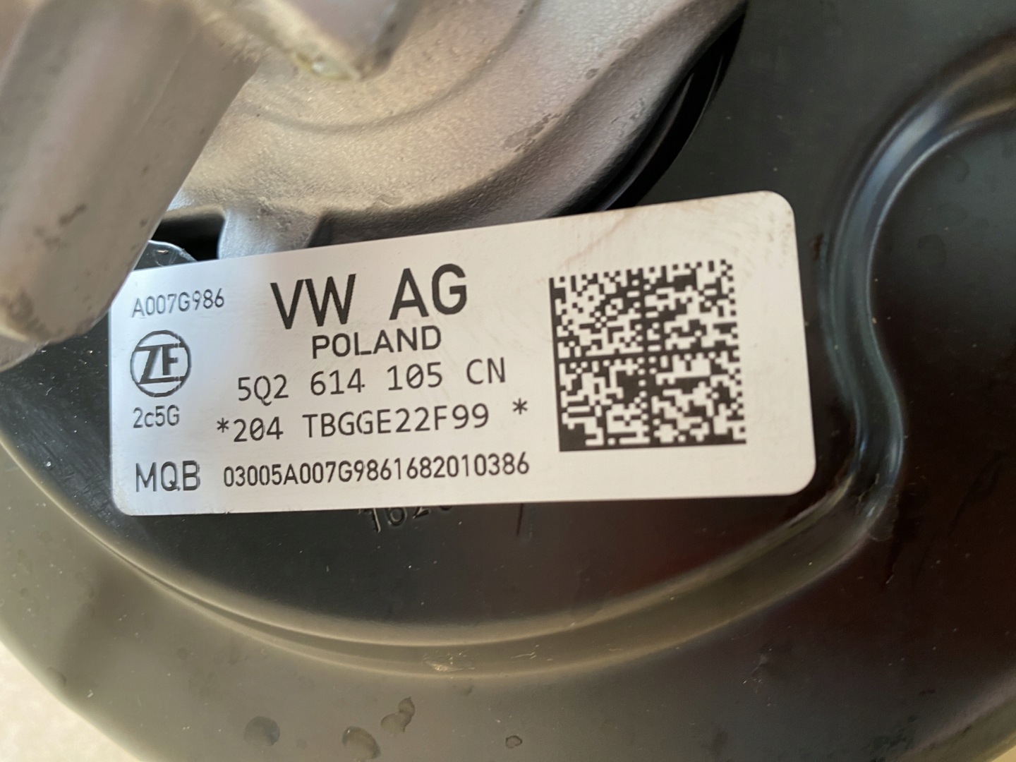 AUDI Q2 81A servo Servofreno 5Q2614105CN