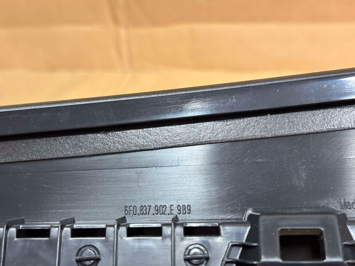 moulding door pillar right front SEAT IBIZA V 6F0837902E