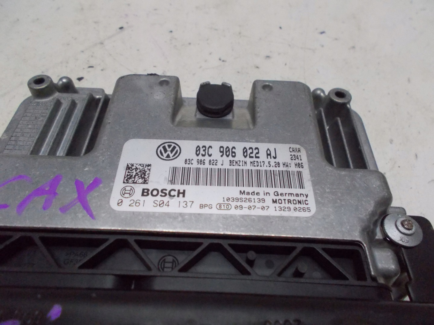 VW PASSAT B6 1.4 TSI 09R computer Motore 03C906022AJ