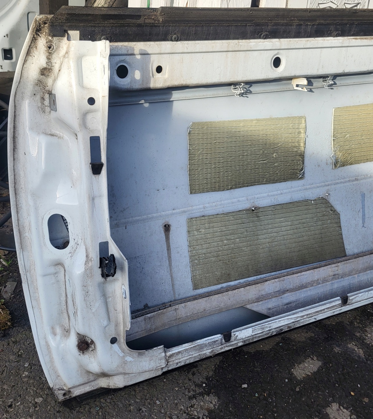 door right front PLAT mouldings lower central AUDI A3 8L 3D BIALE