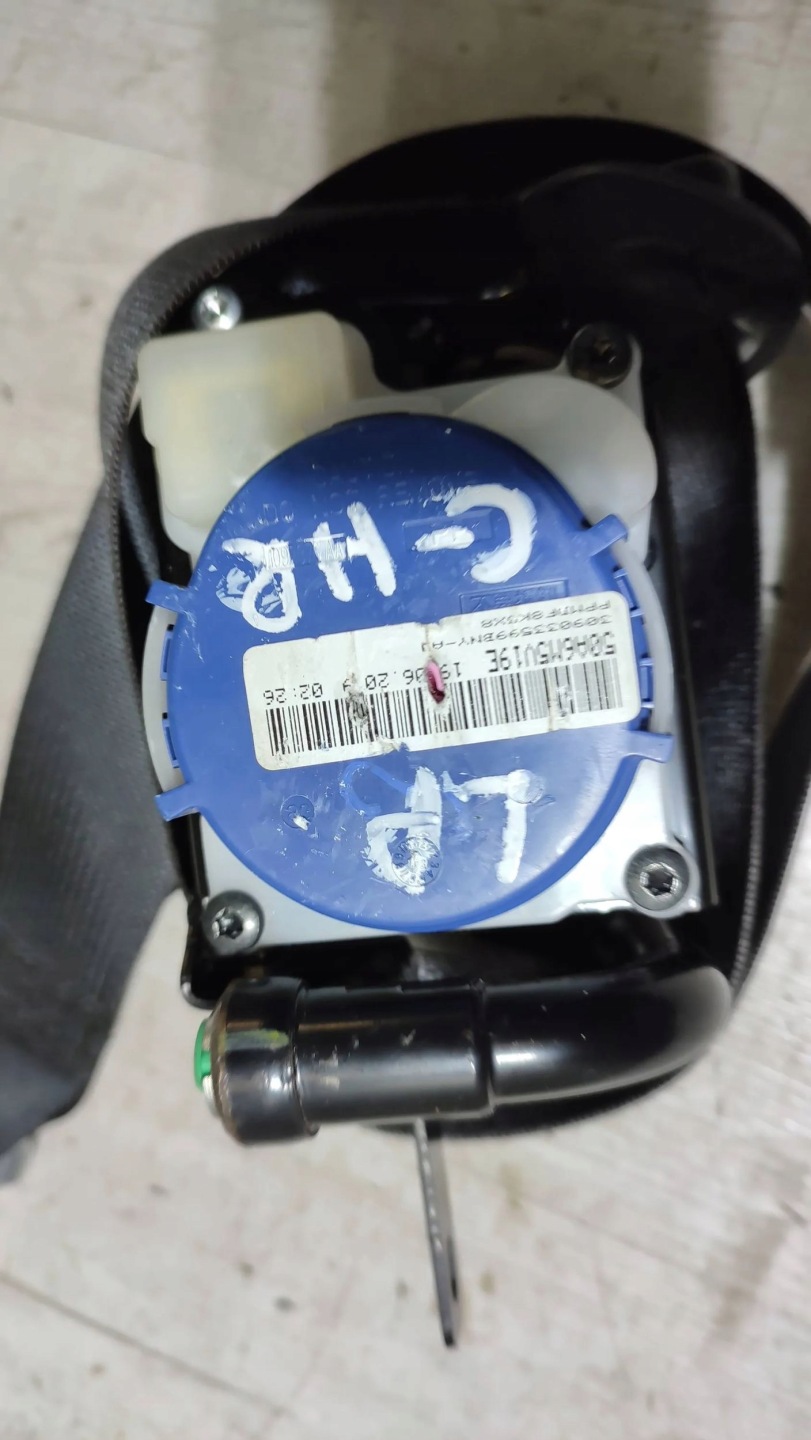 Toyota C-HR and 2019 front side left tension belt safety