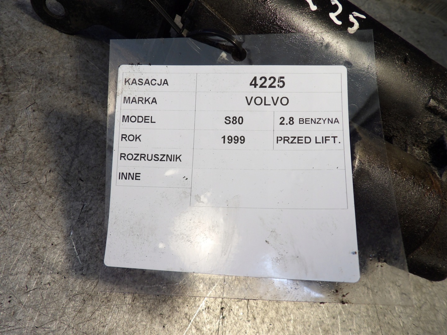 Volvo S80 štartér 2,8B