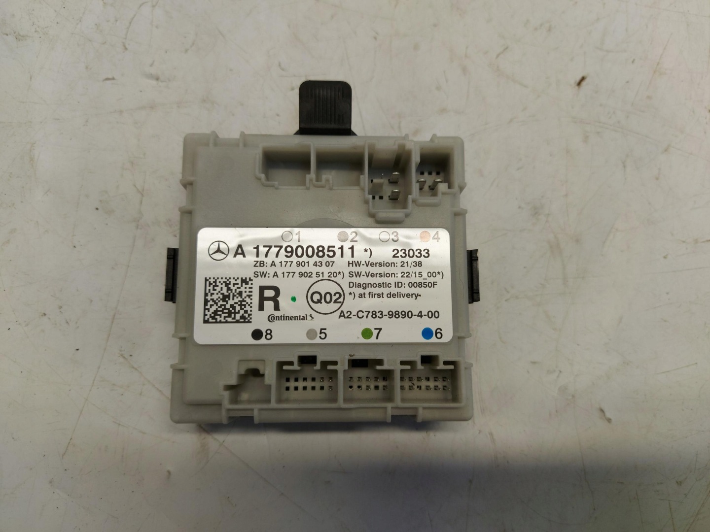 Mercedes GLA 200 II H247 module control unit door rear part right A1779008511