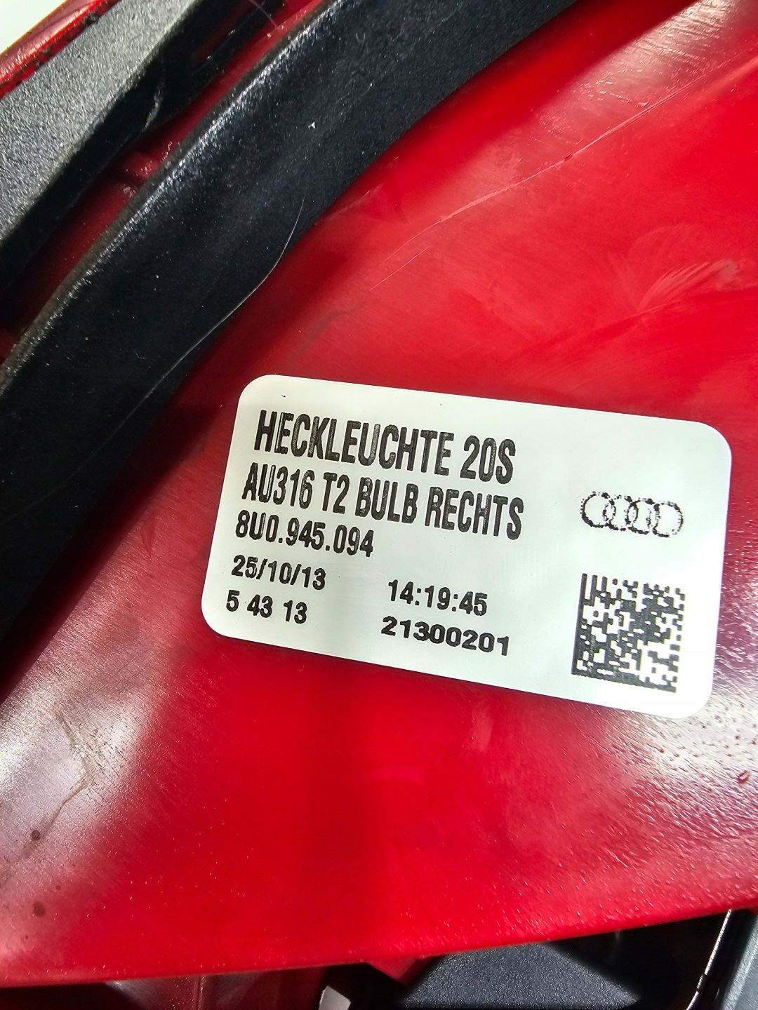 light right rear part AUDI Q3 8U 8U0945094 normal for ZAROWKI