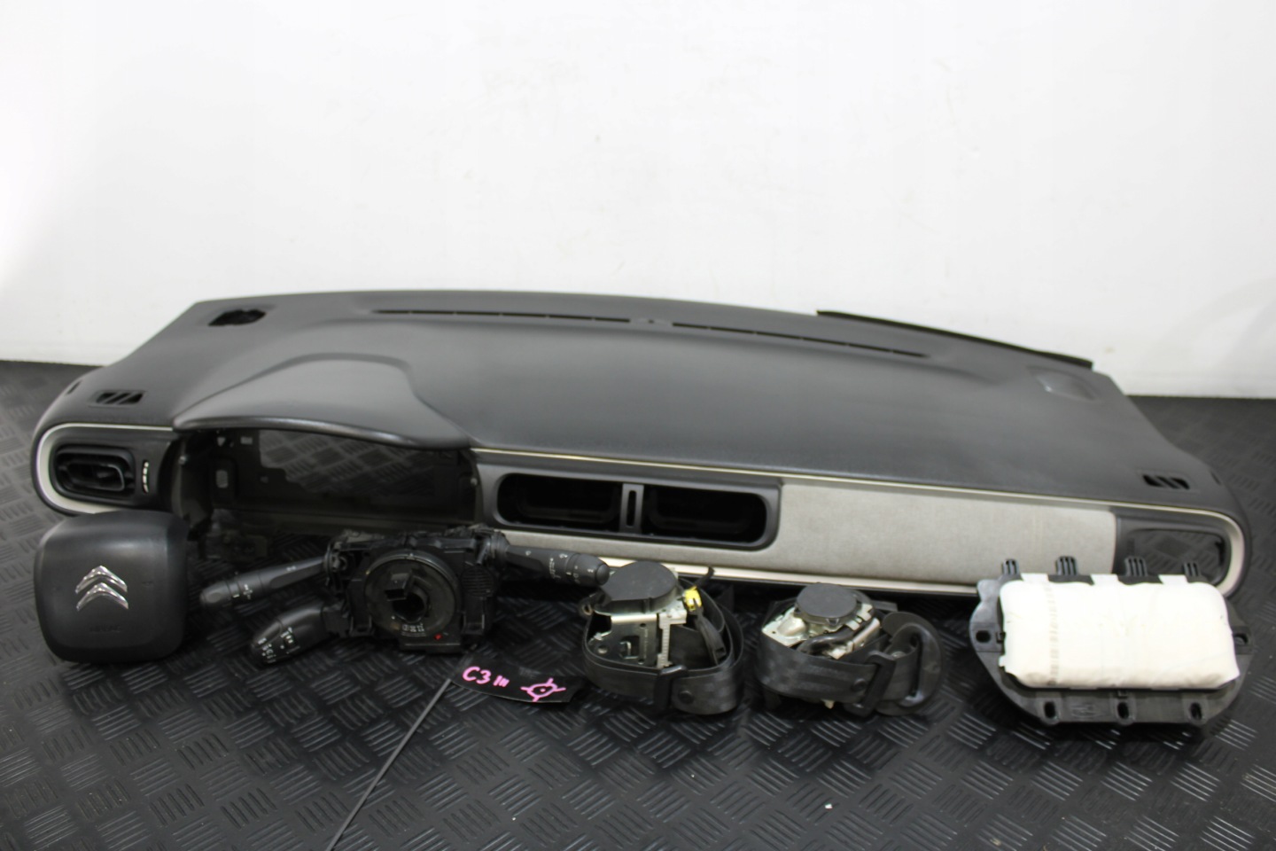 dashboard console airbag airbags CITROEN C3 III 3