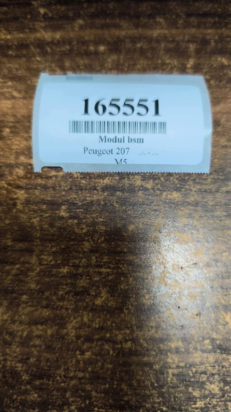 PEUGEOT 207 module BSM 9661708280