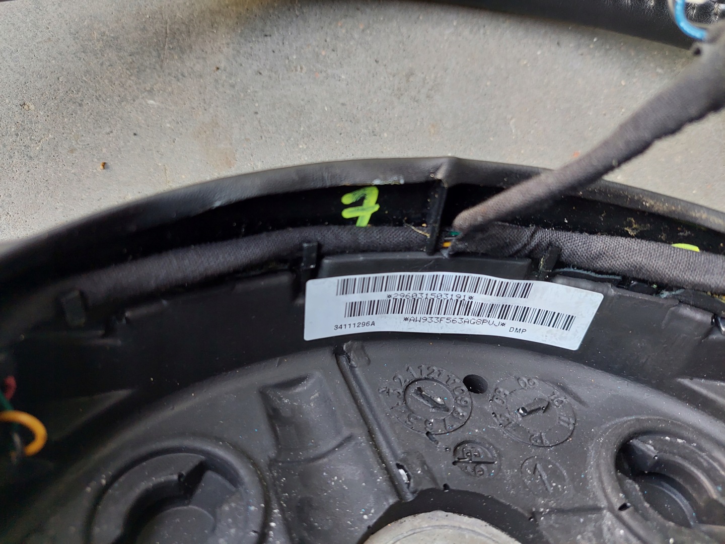 steering wheel, leather complete JAGUAR XJ IV X351