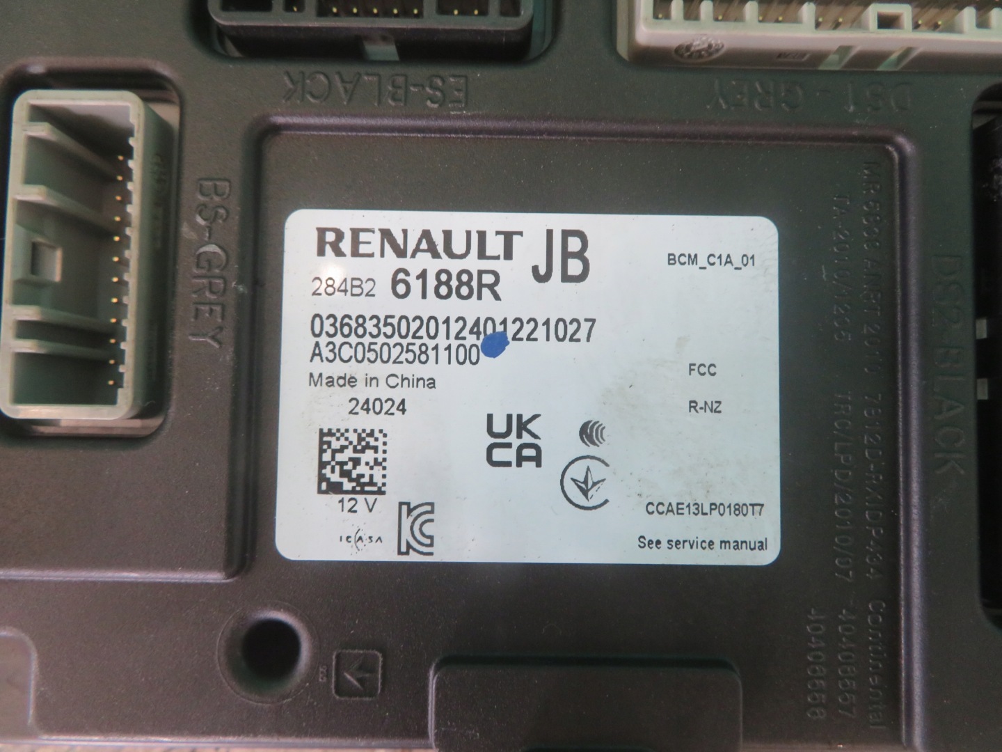 module BCM RENAULT TRAFIC 24R 284B26188R