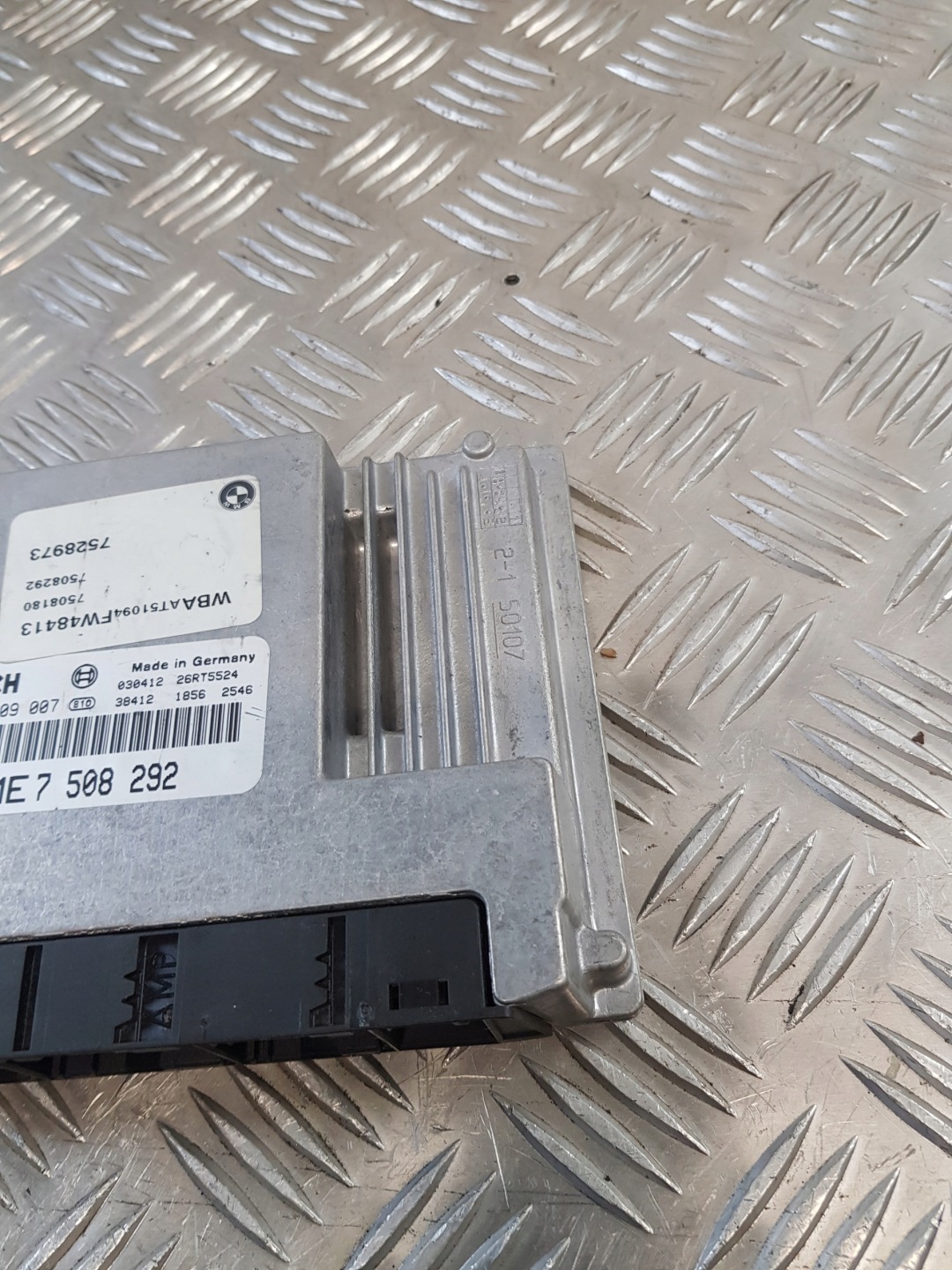 control unit of the engine 7508292 BMW E46 COMPACT LIFT 1.8B EUROPA