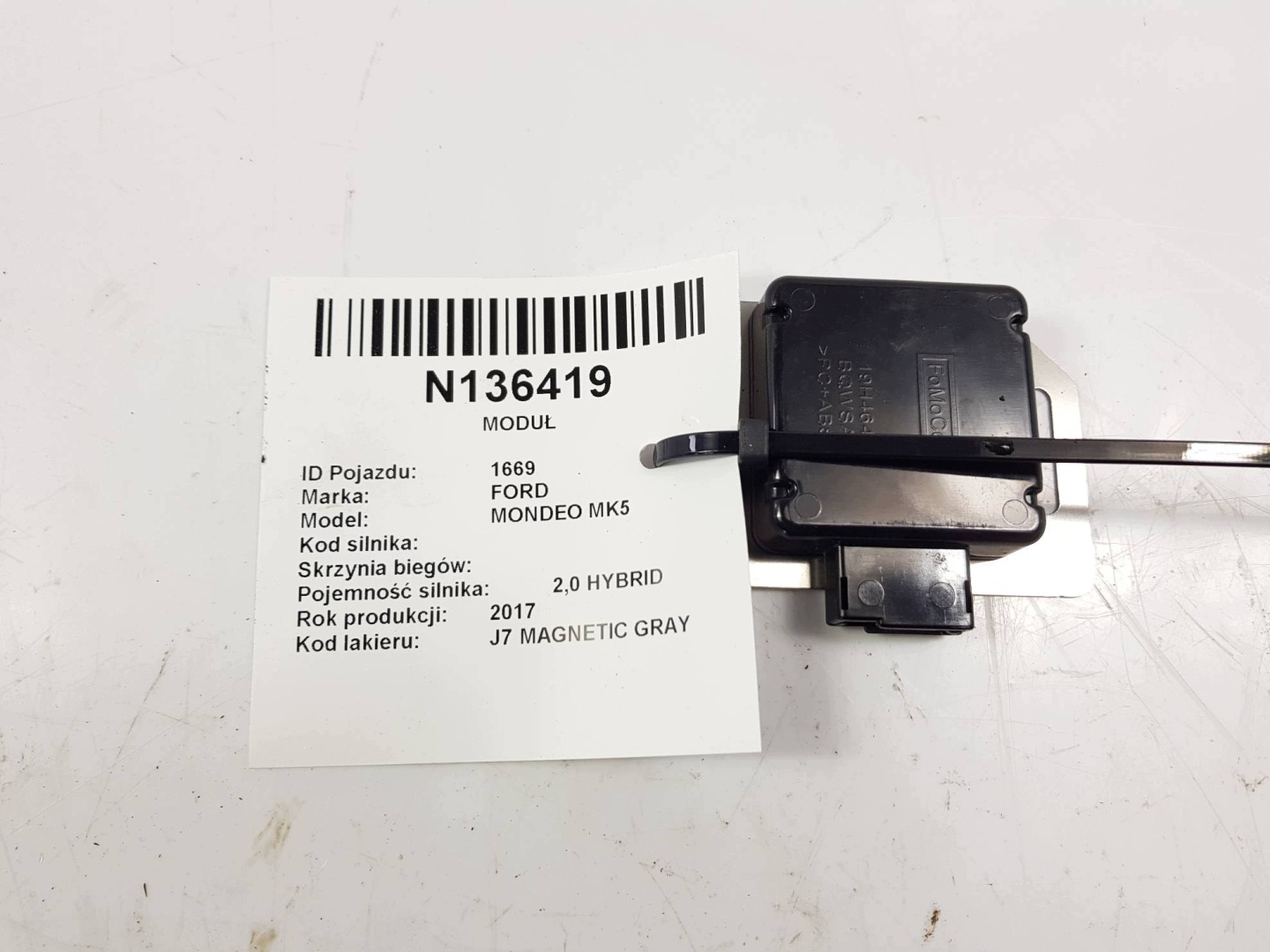 modul DG9T-19H464-CE FORD MONDEO MK5 TITANIUM