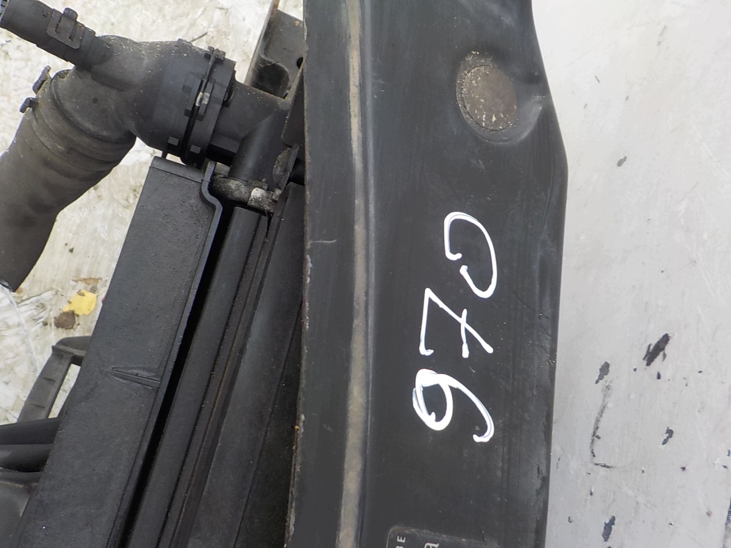 970 SKODA OCTAVIA II LIFT support panel for radiators sider radiator 1.6 TDI