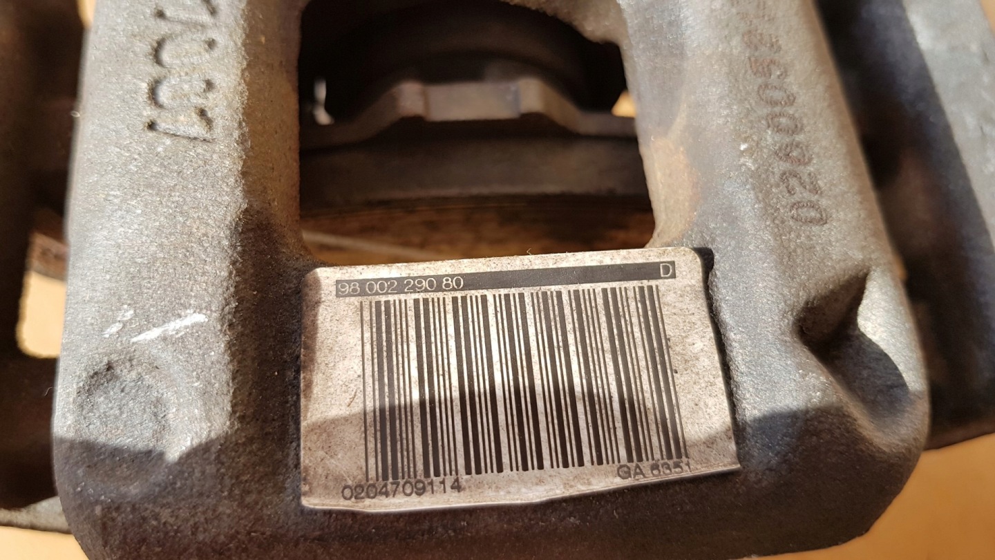 caliper brake right rear part electrical PEUGEOT 308 II T9