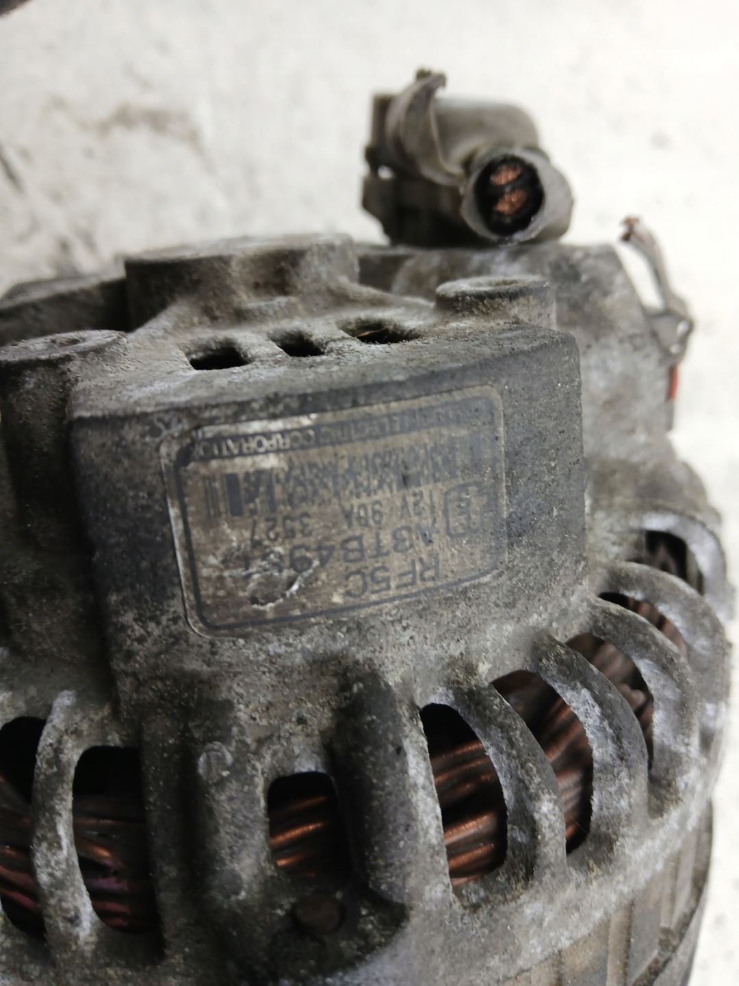 MAZDA 6 GG 2.0 CITD alternator A3TB4981 90A