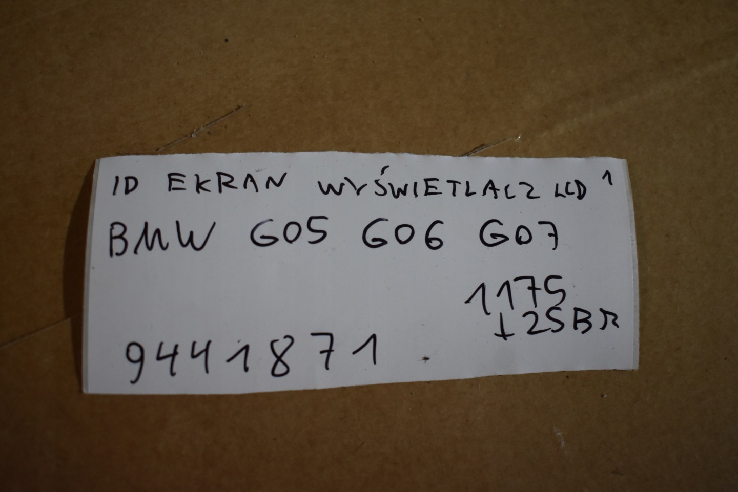 IDEALNY EKRAN Schermo LCD BMW G05 G06 G07 1 9