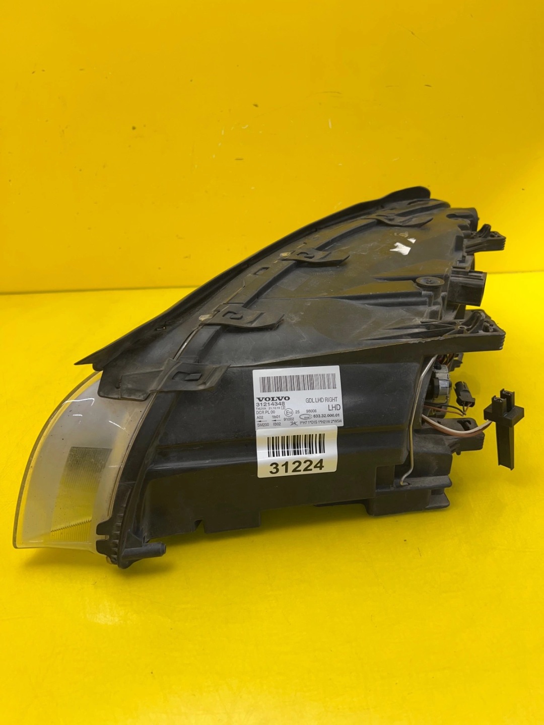 light right Volvo V70 III S80 II Xenon non-setting 31214348