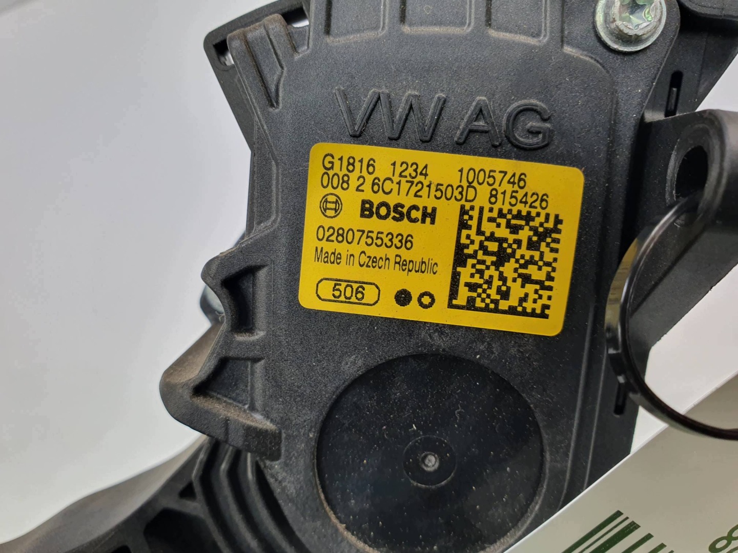 PEDAL 6C1721503D SKODA FABIA III