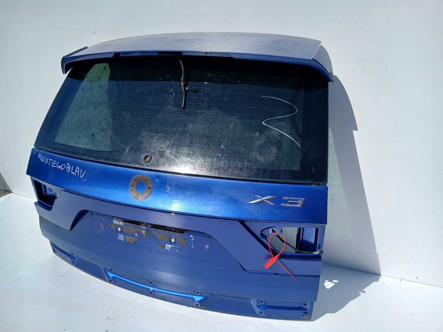 trunk door boot BMW X3 E83 MONTEGOBLAU