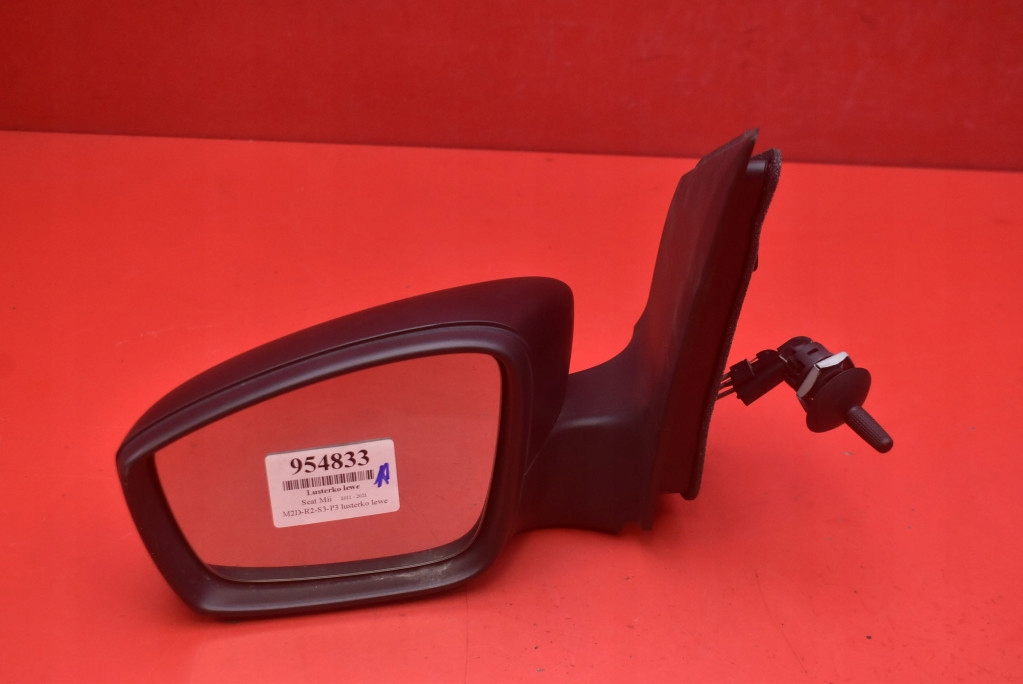 mirror left manually black, EU 1S1857501BH SEAT MII 1 and 11-21