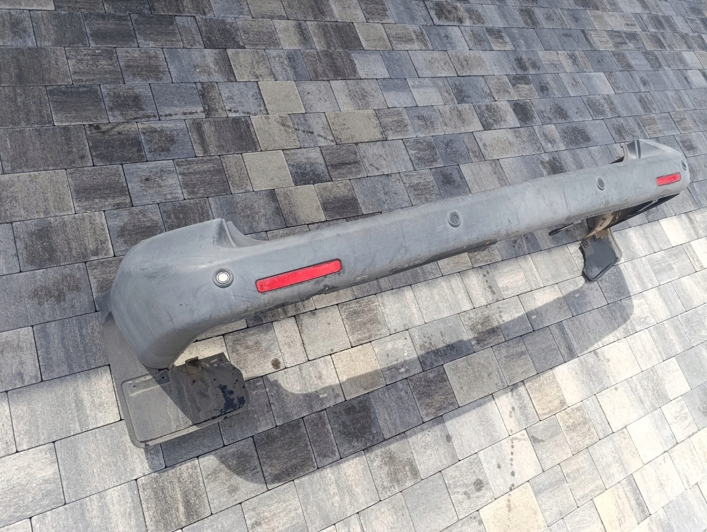 VW T5 bumper rear rear part complete grey