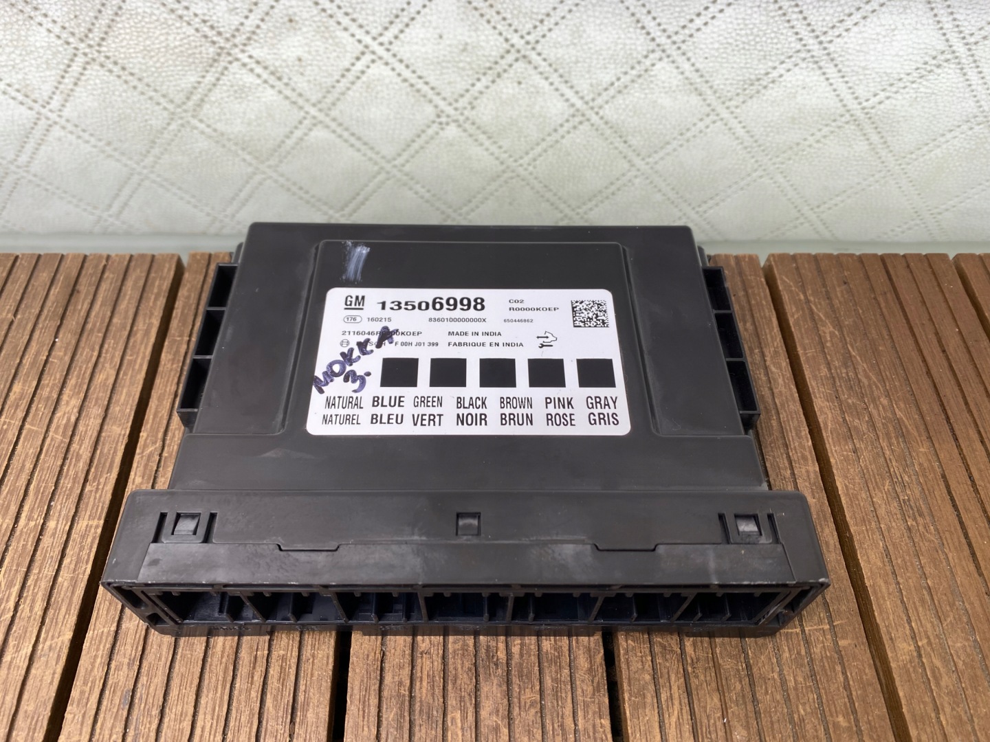 OPEL MOKKA A 13-18 comfort control unit control unit 13506998 OE