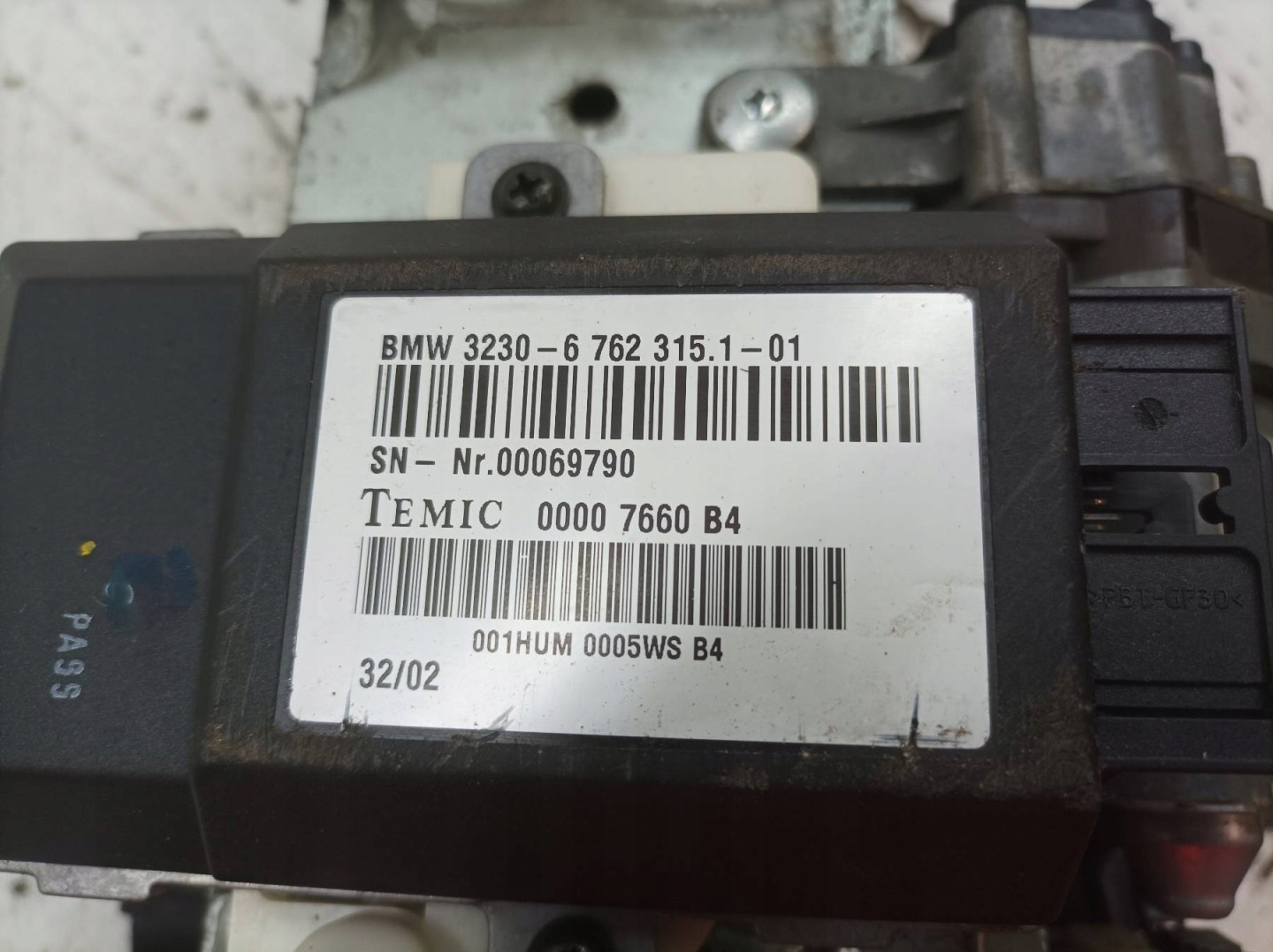 steering rod control electrics 6762315 Bmw Seria 7 IV (2001-2008) E65