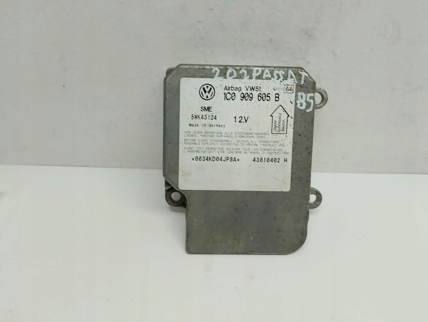 modulo SENSOR airbag VW PASSAT B5 1C0909605B