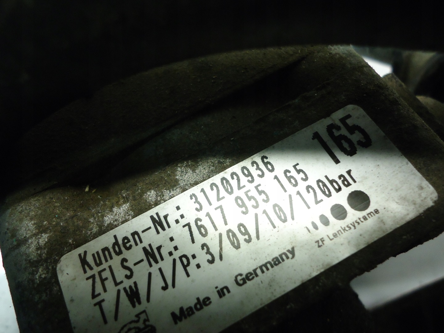 VOLVO S60 S80 XC90 2.4 D5 servo pump 31202936
