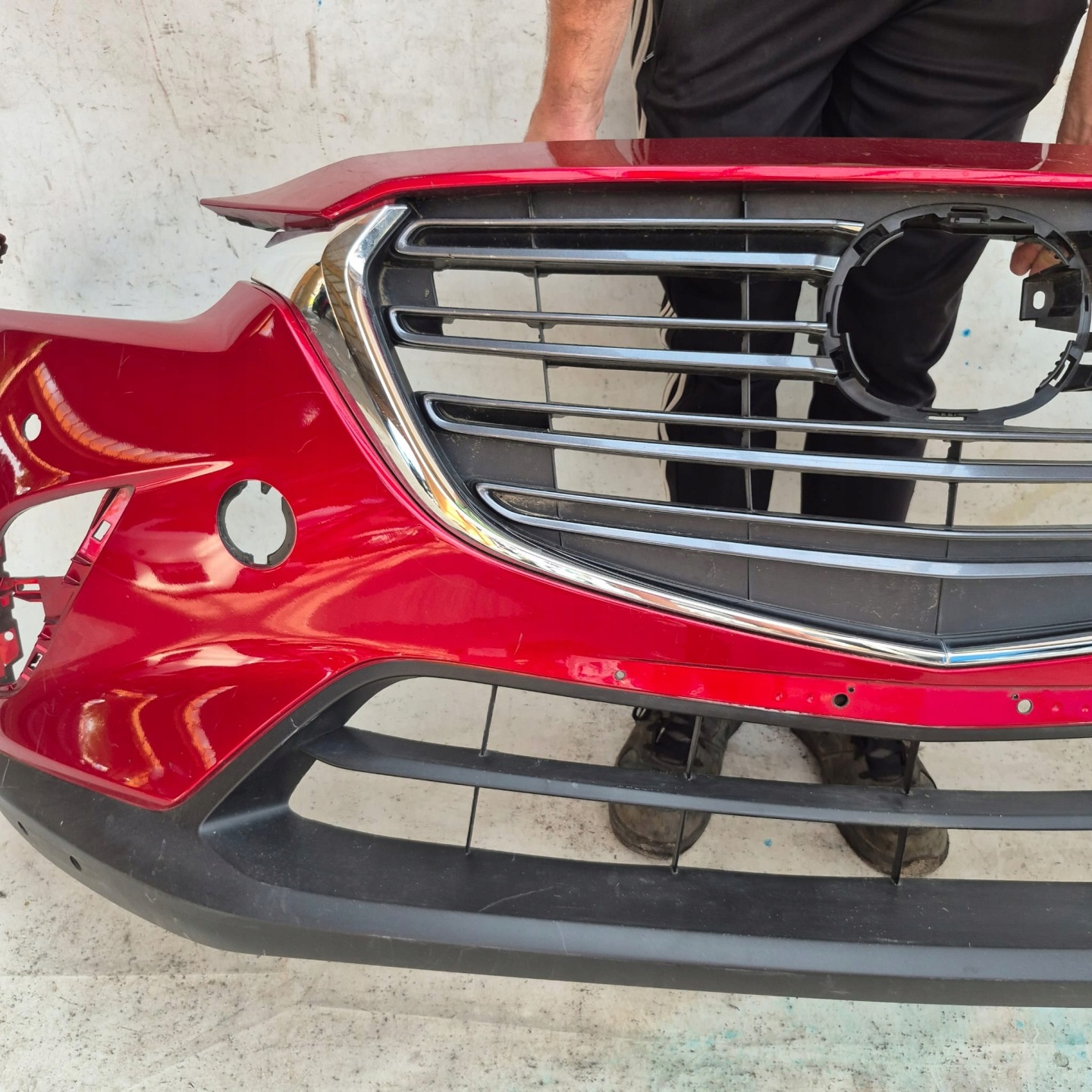 MAZDA CX3 CX-3 LIFT 18- bumper front front grill DK8A-50031