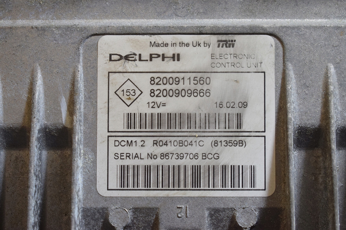 computer Centralina RENAULT CLIO III 8200911560