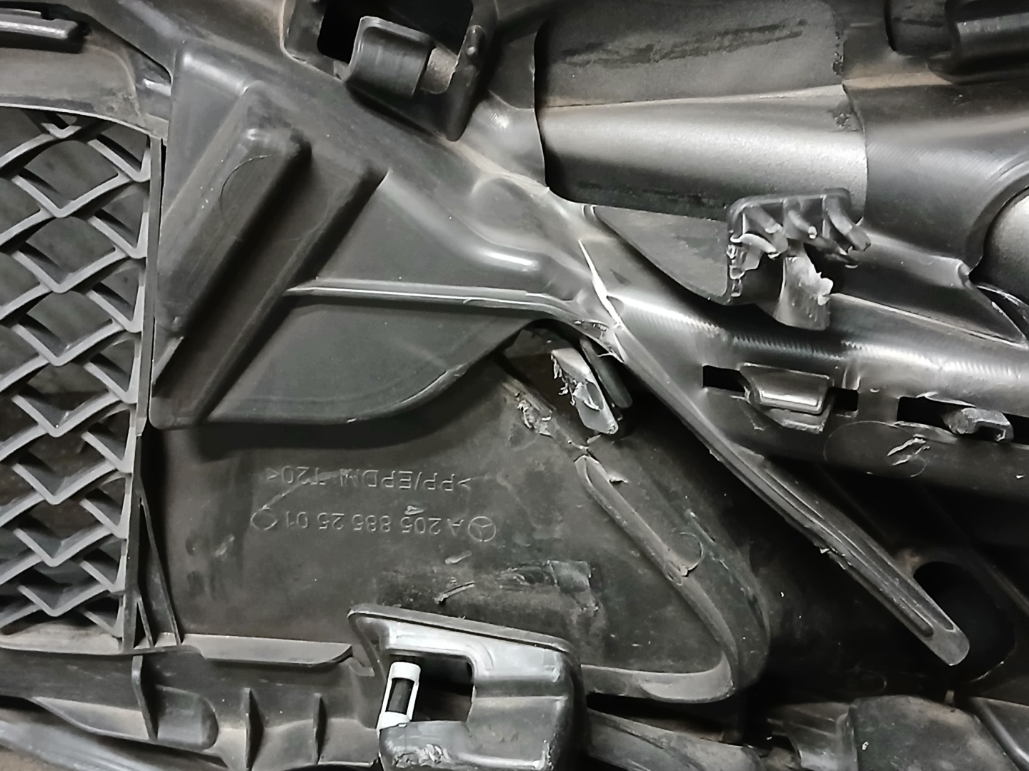 bumper front MERCEDES C class C-class W205 A205 LIFT