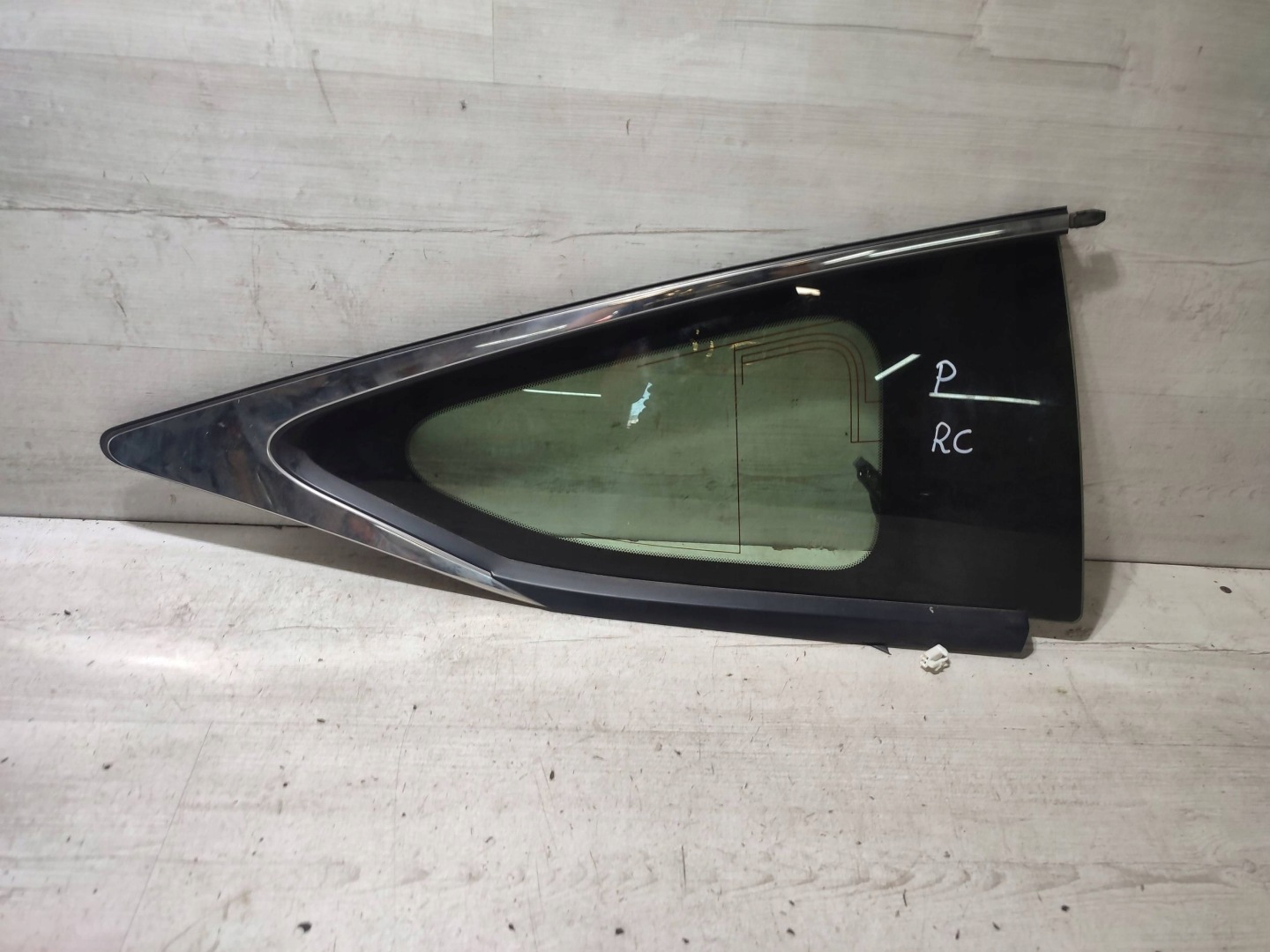 Lexus RC 2019 rear part side right window bodywork door tylnych