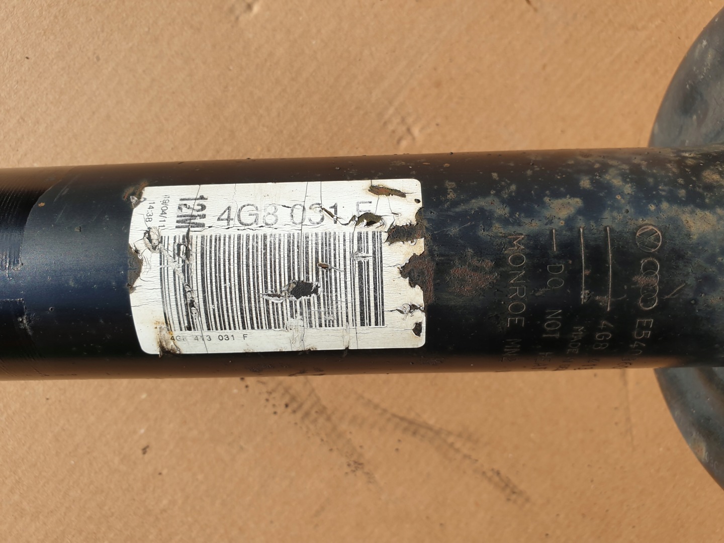 shock absorber spring front MCPERSON AUDI A7 4G OE