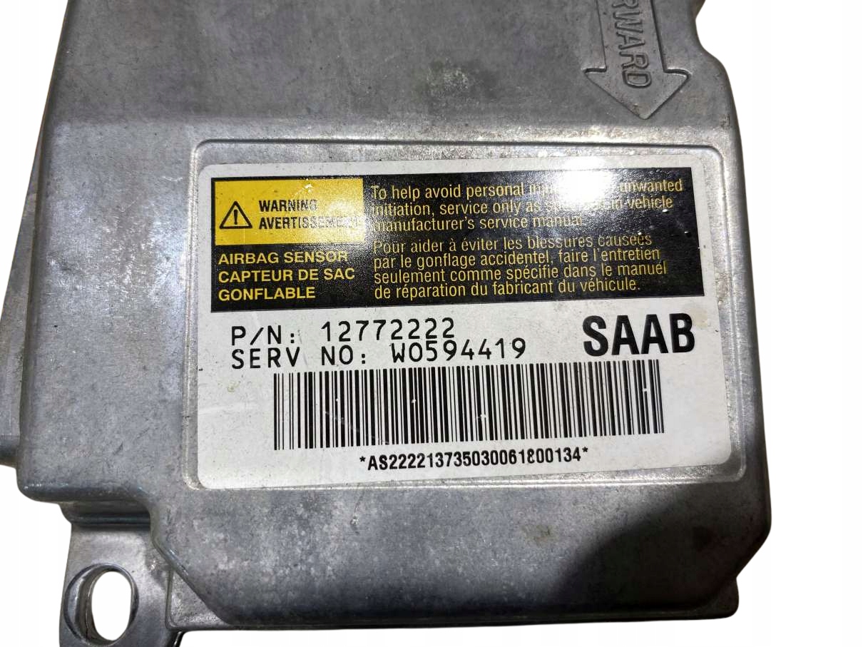 modulo airbag SAAB 9-5 e FL 2.0 T 12772222