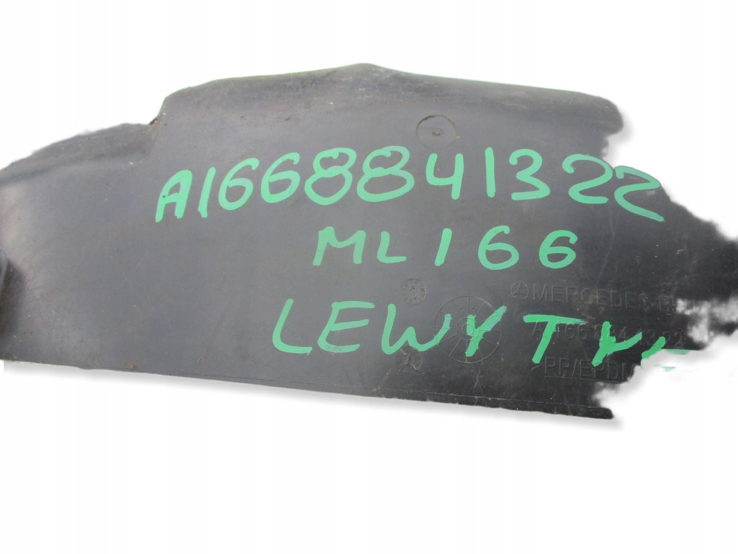 mudguard rear. left MERCEDES BENZ ML W166 A1668841322