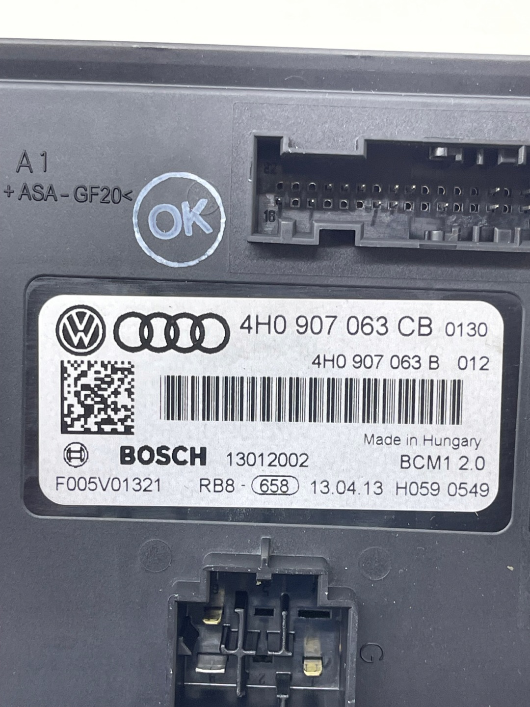 AUDI A7 A6 C7 module control unit komfortu BCM 1 2.0 SPRAWNY LEGALNY!