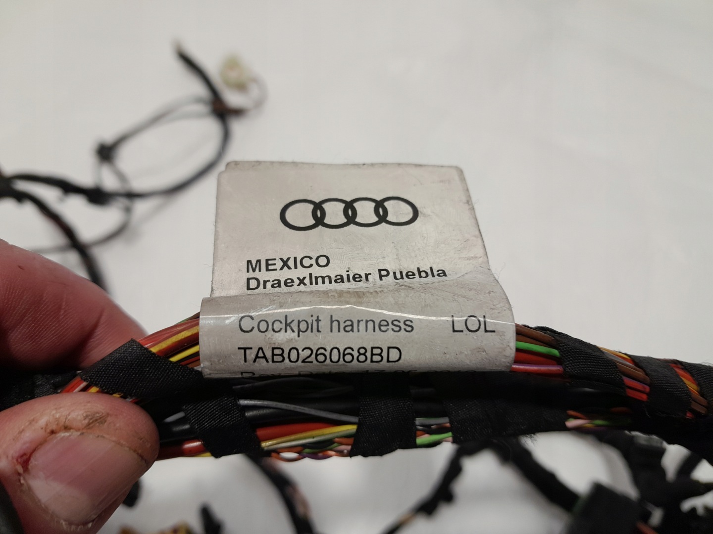 AUDI Q5 80A Câblage Câblage du tableau de bord ROZDZIELCZEJ KOKPITU
