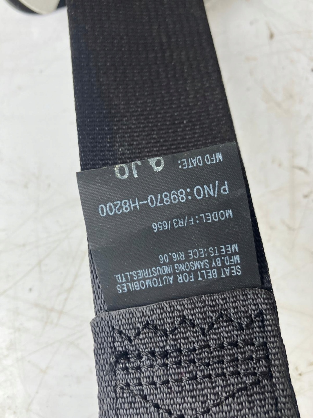 Gurten Sicherheits links heck KIA STONIC 89870-H8200