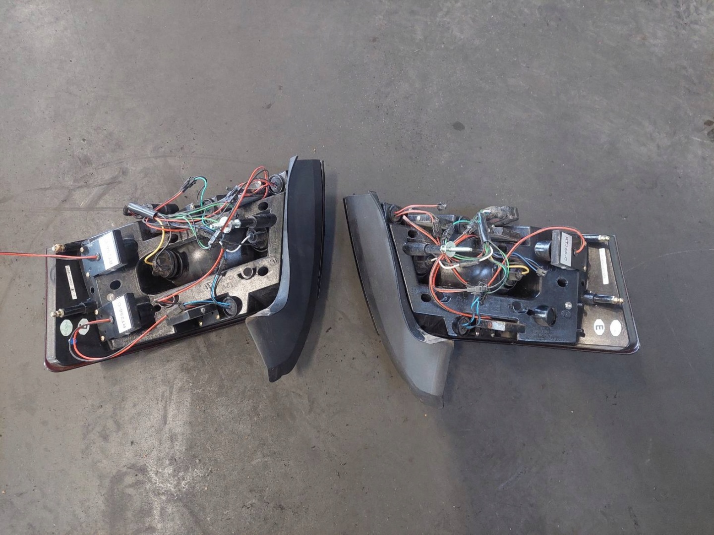 complete rear part AUDI A6 C6 LZ7R trunk door boot bumper rear part lights