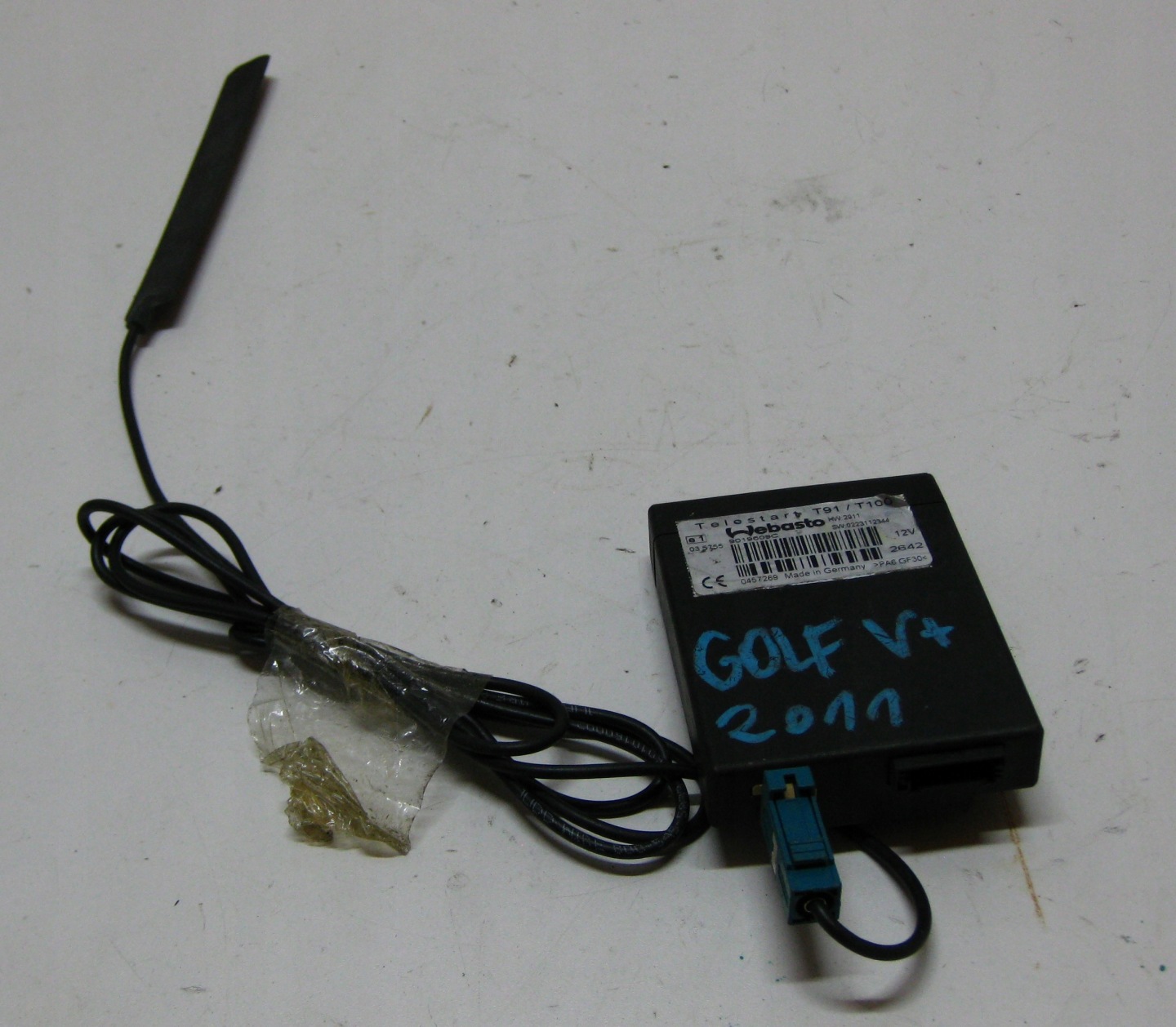 VW GOLF V 2011R. module control unit OGRZEWANIA WEBASTO 9019509C