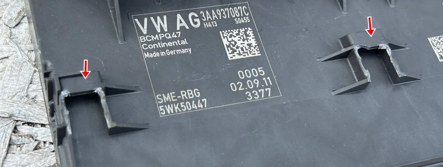 module control unit KOMFORTU VW PASSAT B7 10-14 3AA937087C