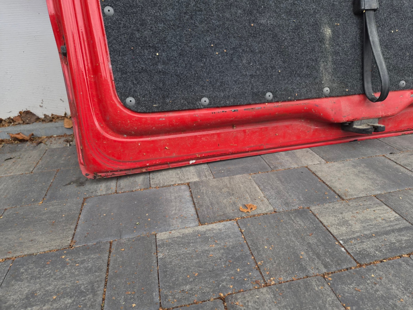 trunk door cover boot VW T5 T5 lift rear part red